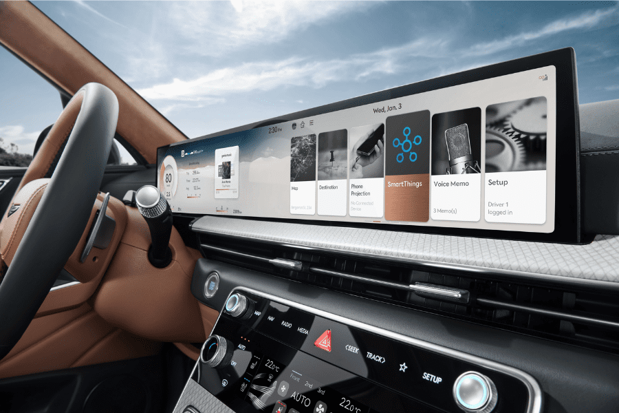 Kia and Hyndai tap Samsung for smart home functions in car's infotainment system